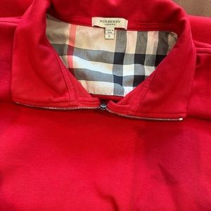 Burberry red sweater size L men